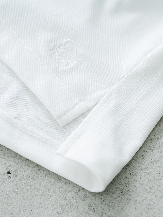 スビンプラチナムT(厚手)／レギュラーフィット／モックネック