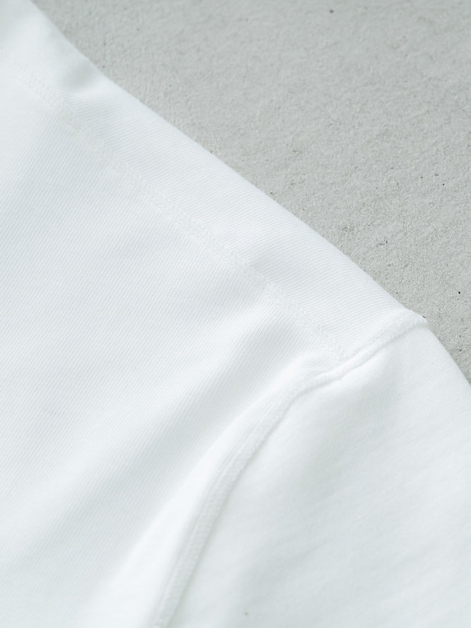 スビンプラチナムT(厚手)／レギュラーフィット／モックネック