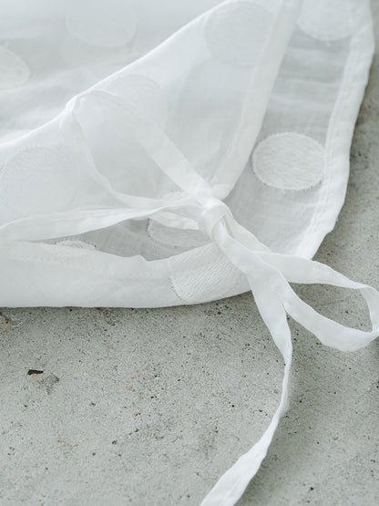 パフスリーブT(ドット柄)