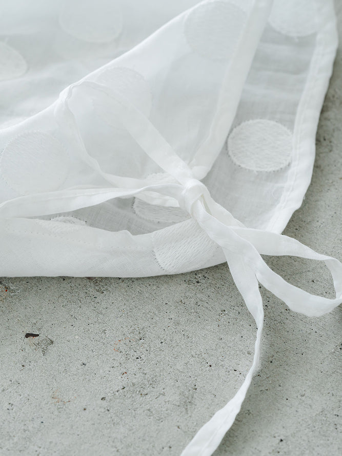 パフスリーブT(ドット柄)