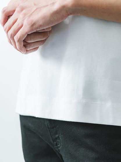 スビンプラチナムT／スリムフィット／Vネック