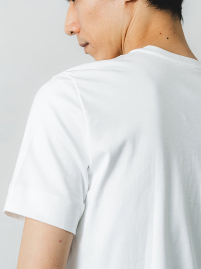 スビンプラチナムT／スリムフィット／Vネック