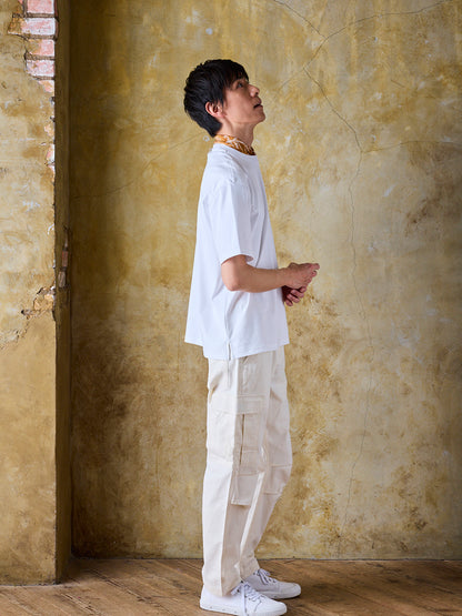 スビンプラチナムT／ワイドフィット／クルーネック