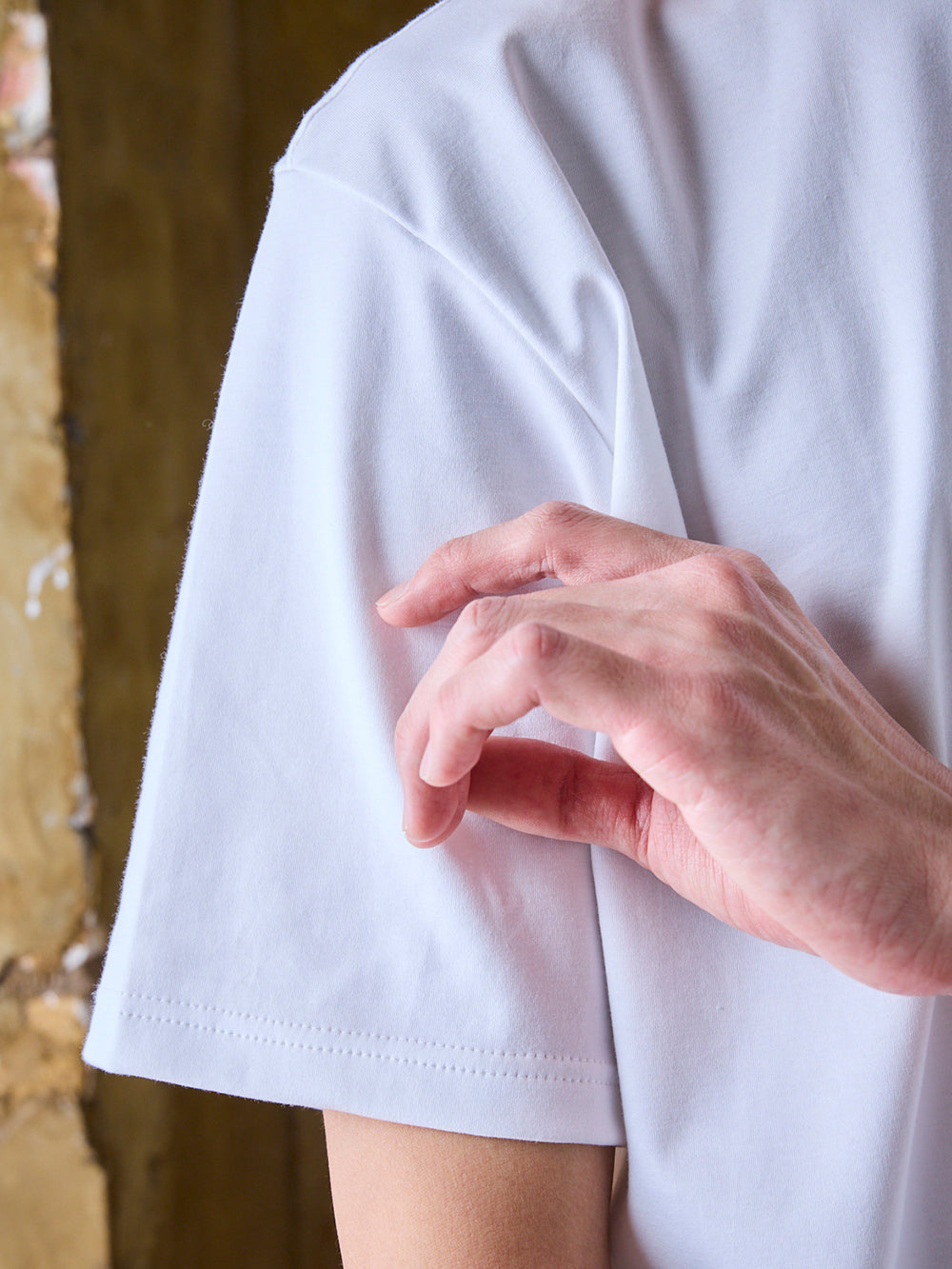 スビンプラチナムT／ワイドフィット／クルーネック