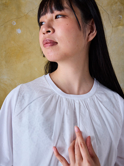 フロントレースT(幾何学柄)