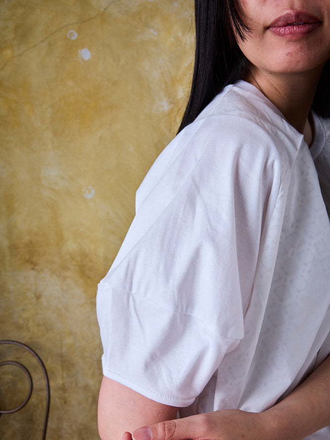 フロントレースT(幾何学柄)