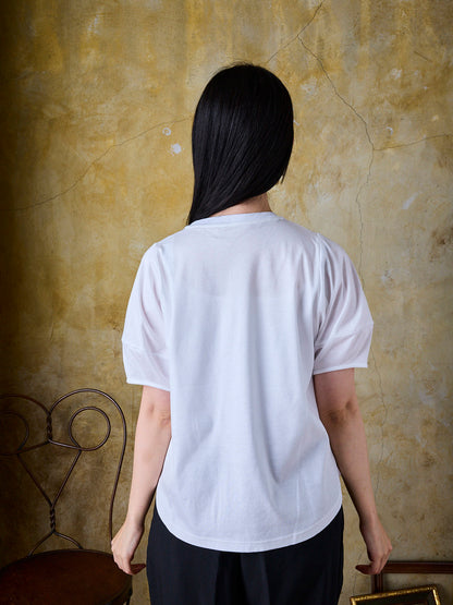 フロントレースT(幾何学柄)