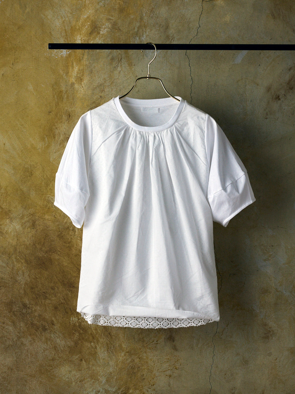 フロントレースT(幾何学柄)