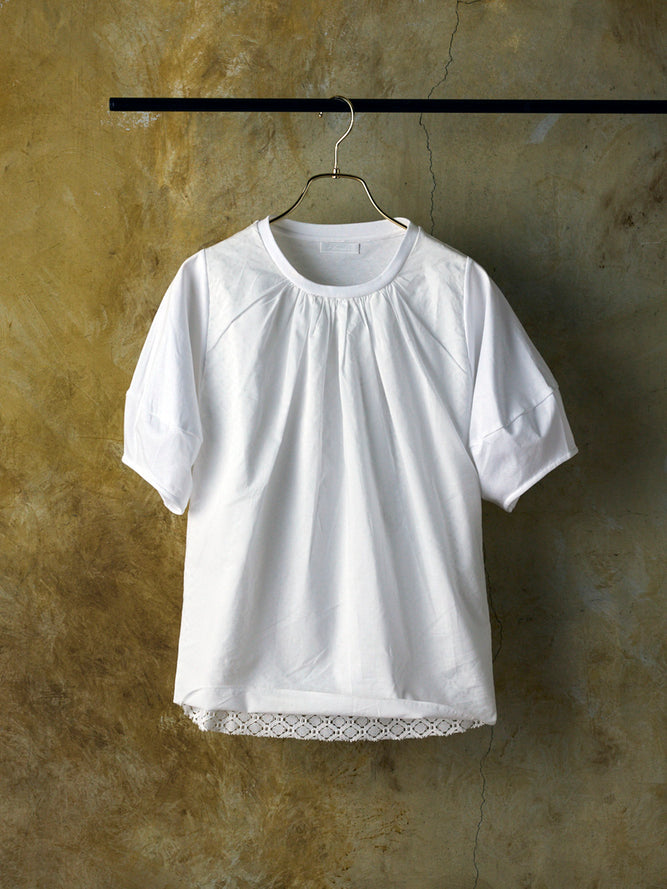 フロントレースT(幾何学柄)