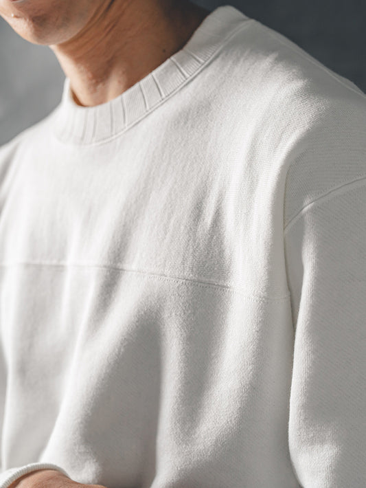 吊り編み天竺トレーナー