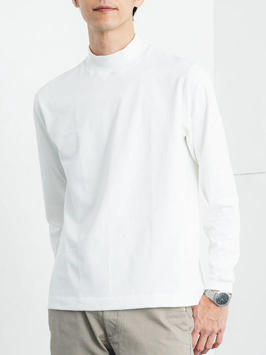 スビンプラチナム長袖T(厚手)／レギュラーフィット／ハイネック