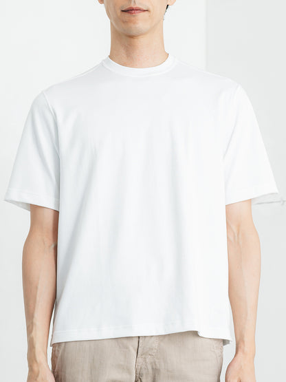 スビンプラチナムカジュアルT／レギュラーフィット／クルーネック