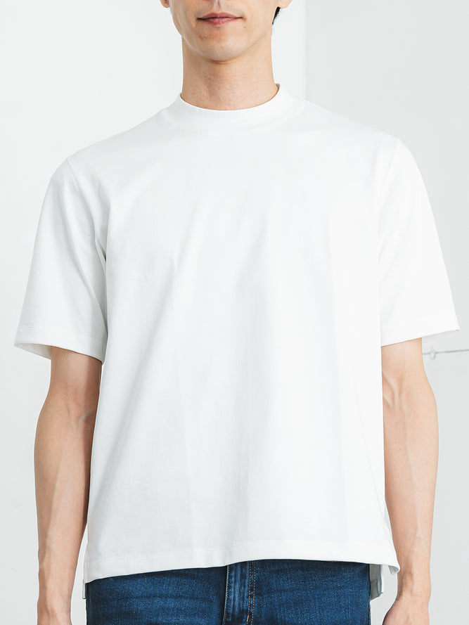 スビンプラチナムT(厚手)／レギュラーフィット／モックネック