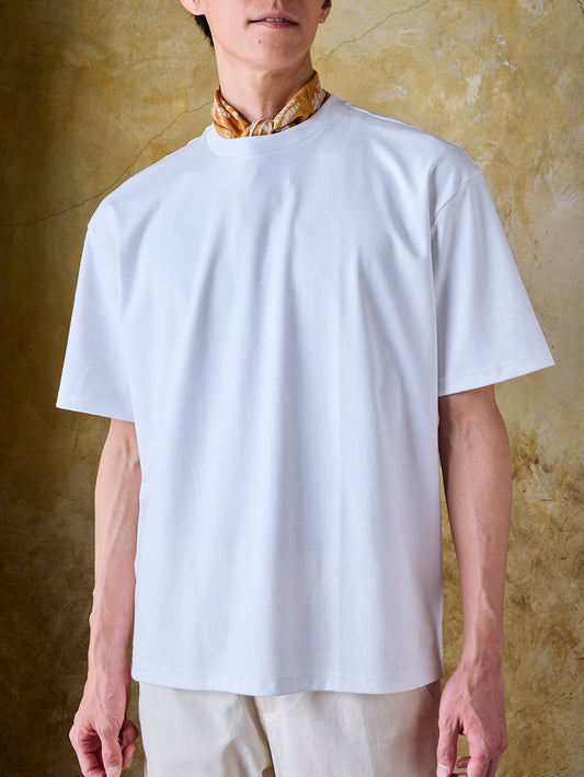 スビンプラチナムT／ワイドフィット／クルーネック