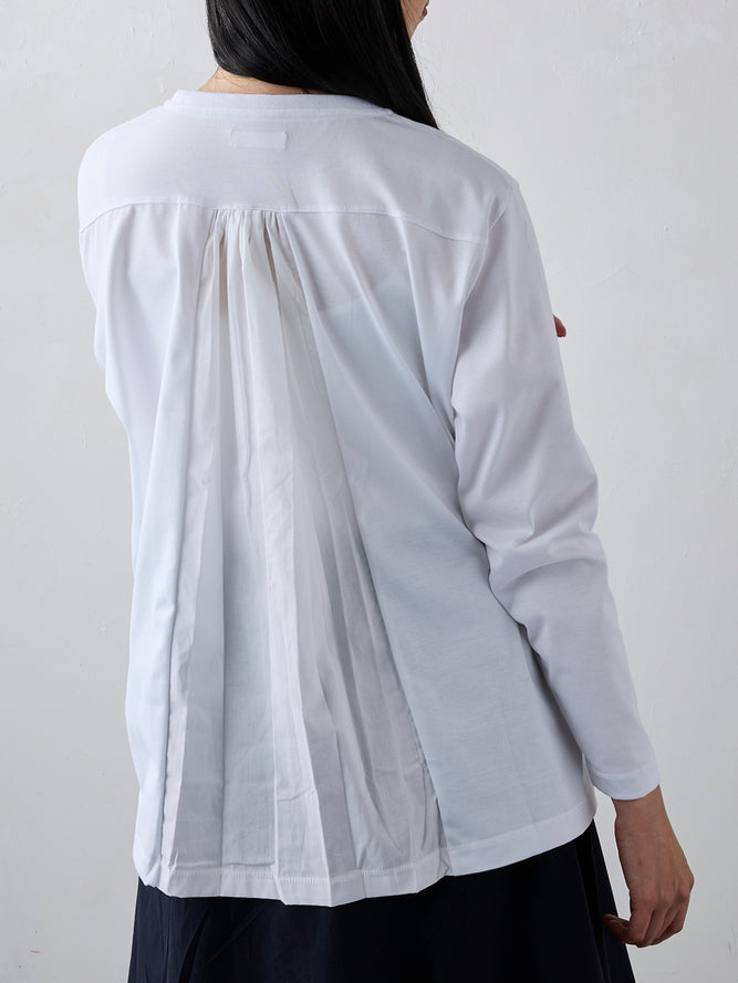 バックギャザー長袖T