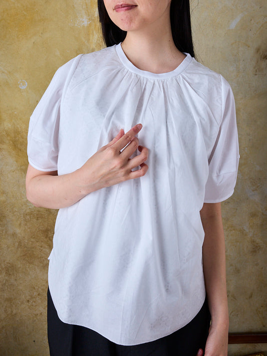 フロントレースT(幾何学柄)