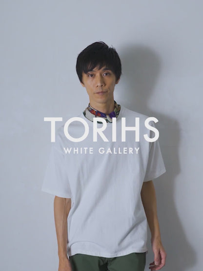 吊り編み天竺T／ワイドフィット／クルーネック